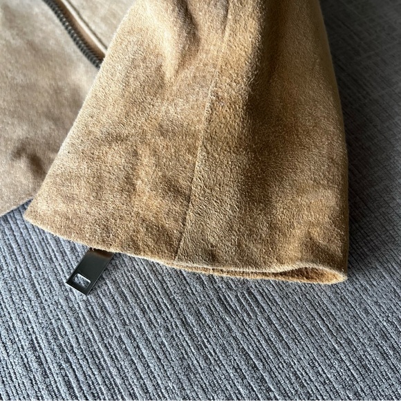 EUC Mango Genuine Suede Moto Jacket XS - Picture 6 of 9